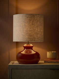 Carmel Burnt Orange Table Lamp