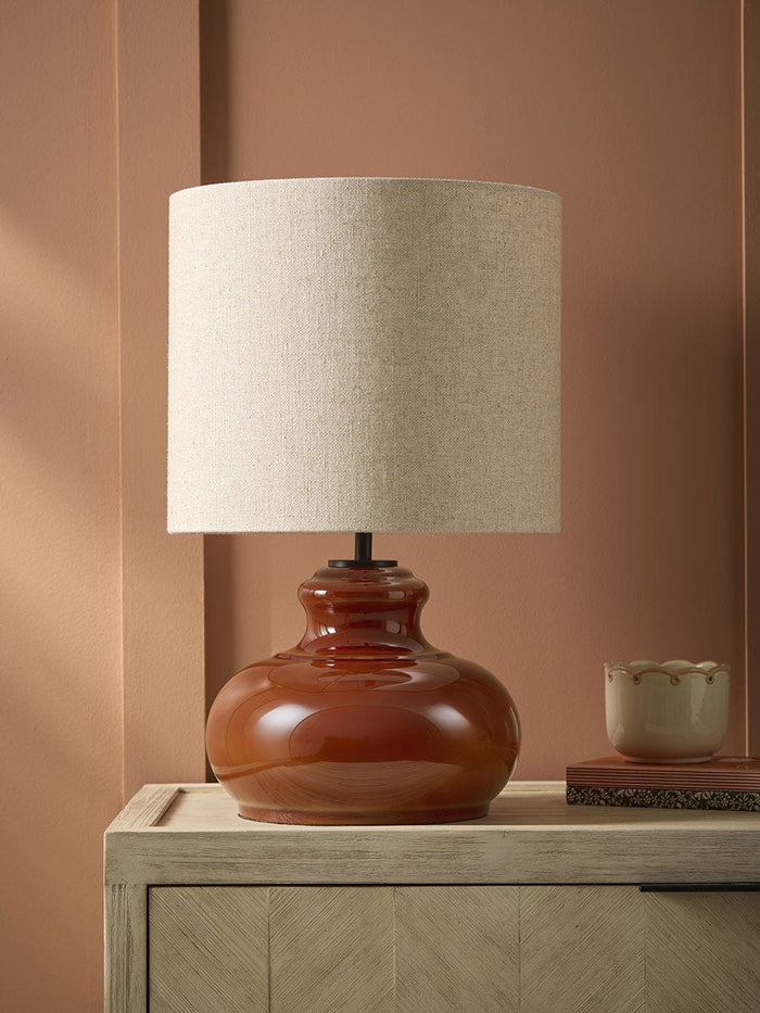 Carmel Burnt Orange Table Lamp