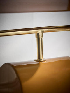 Caramel Enamel Table Lamp