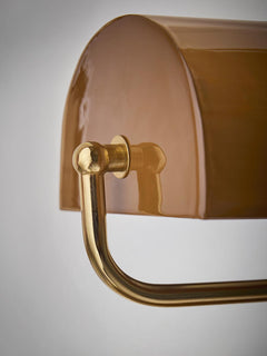 Caramel Enamel Table Lamp