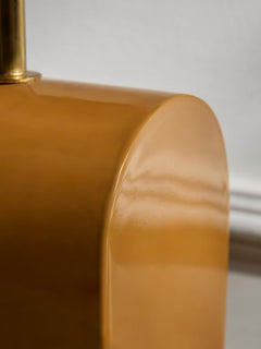 Caramel Enamel Table Lamp