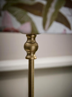 Brass Botanical Table Lamp