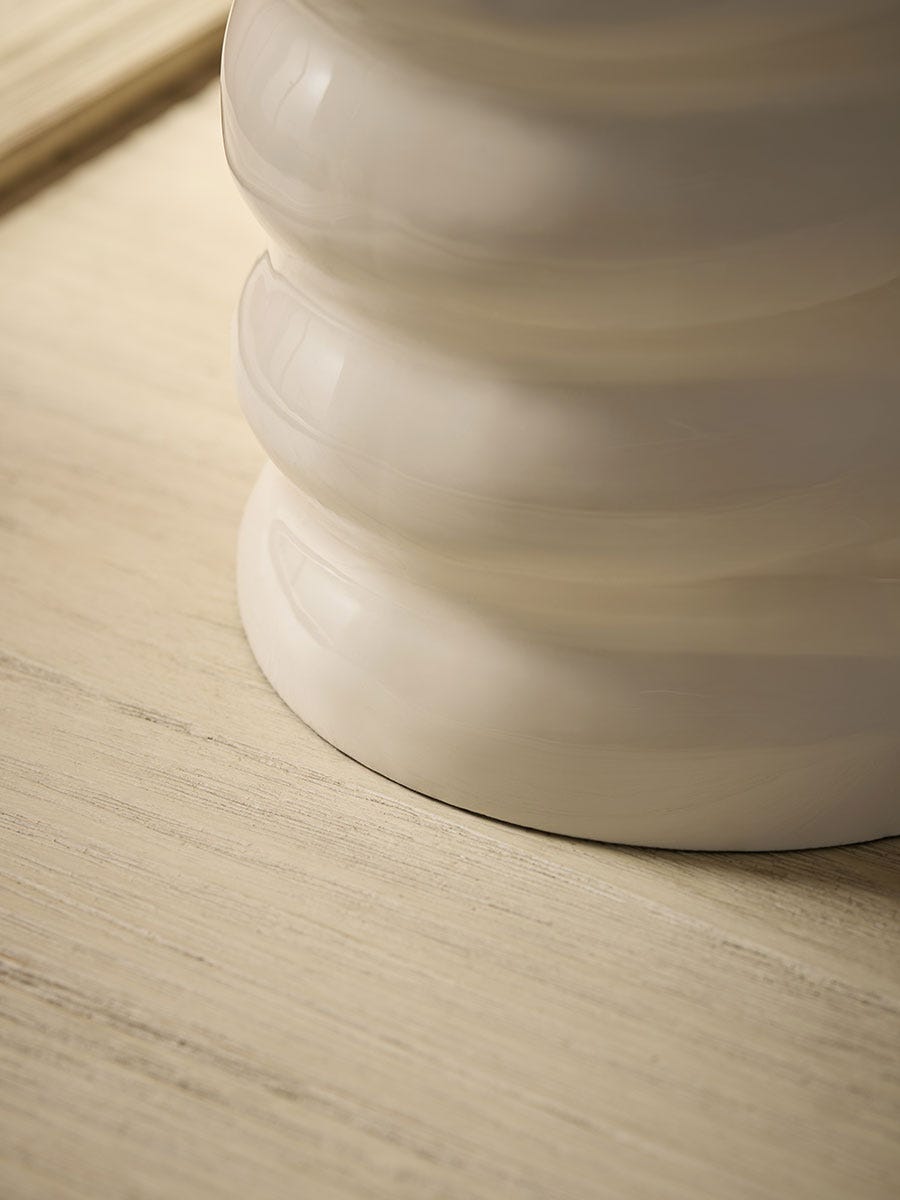 Twisted Enamel Table Lamp