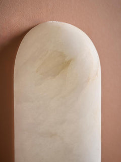 Alabaster Capsule Wall Light
