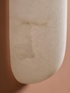 Alabaster Capsule Wall Light