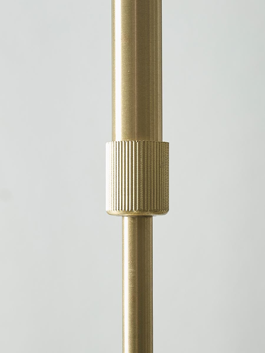 Dimpled Glass Five Arm Chandelier