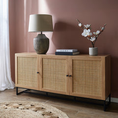 Catania Textured Table Lamp - Natural