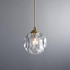 1 Light Crystal Mini Pendant Lighting