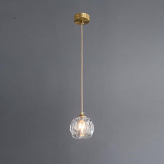 1 Light Crystal Mini Pendant Lighting