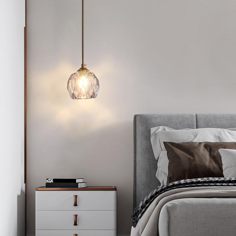 1 Light Crystal Mini Pendant Lighting