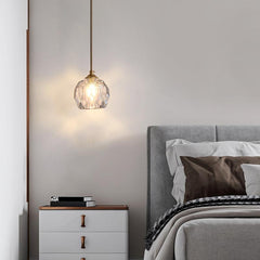 1 Light Crystal Mini Pendant Lighting