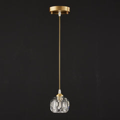 1-Light Crystal Pendant Lighting