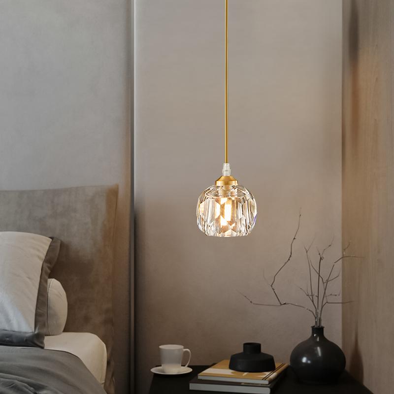 1-Light Crystal Pendant Lighting