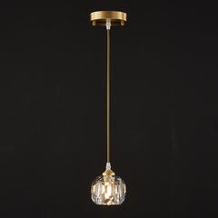 1-Light Crystal Pendant Lighting