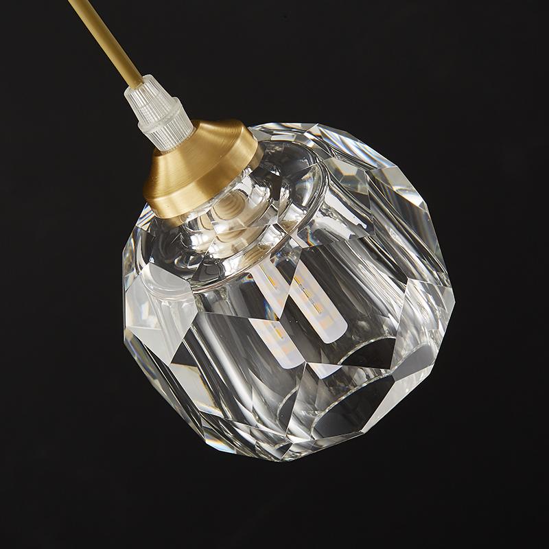 1-Light Crystal Pendant Lighting