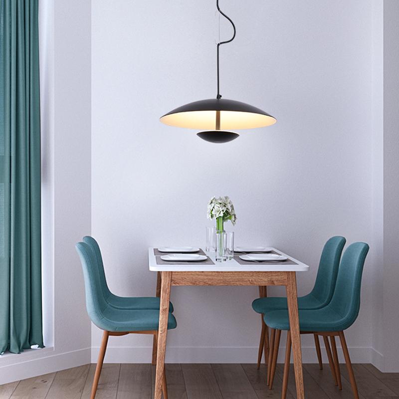 1 Light HeadHat Plate Vertical Linear Pendant Lighting