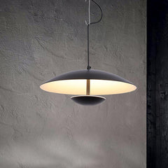 1 Light HeadHat Plate Vertical Linear Pendant Lighting