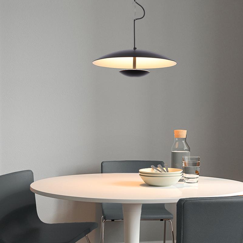 1 Light HeadHat Plate Vertical Linear Pendant Lighting