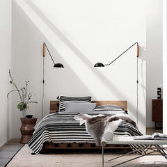 1-Light Long Arm Twist Wall Light