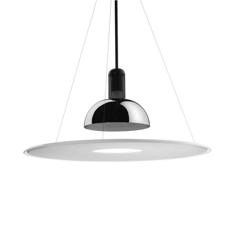 1-Light Pendant Light in Plate Shape