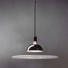 1-Light Pendant Light in Plate Shape
