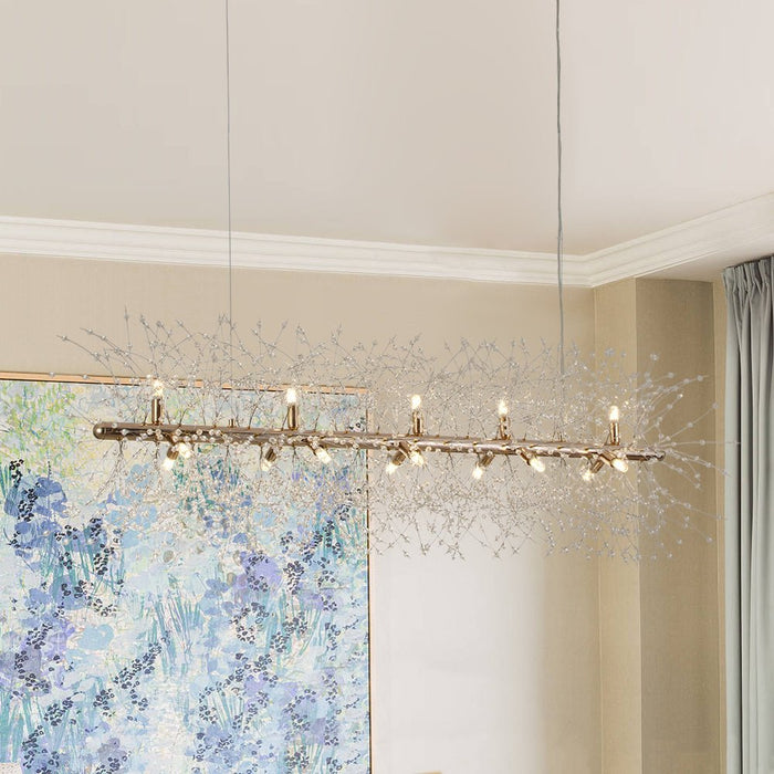 15-Light Linear Sputnik Firework Chandelier