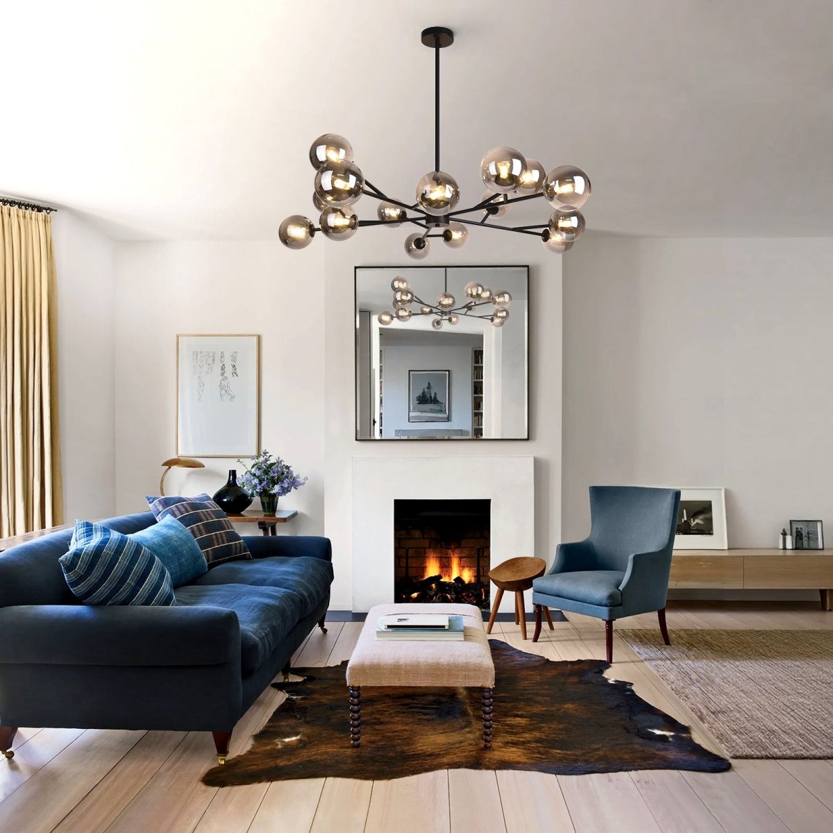 15-Light Sputnik Modern Sphere Chandelier