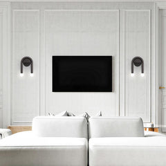 2-Light Arched Wall Sconce in U Shape