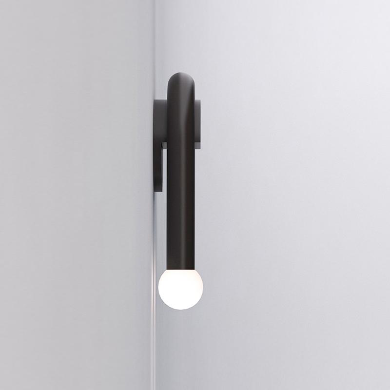 2-Light Arched Wall Sconce in U Shape