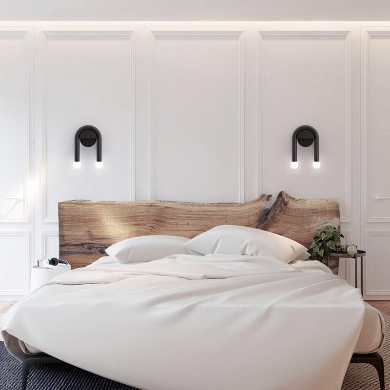 2-Light Arched Wall Sconce in U Shape