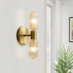 2-Light Cylinder Wall Sconce Up and Down