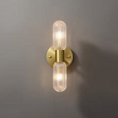 2-Light Cylinder Wall Sconce Up and Down
