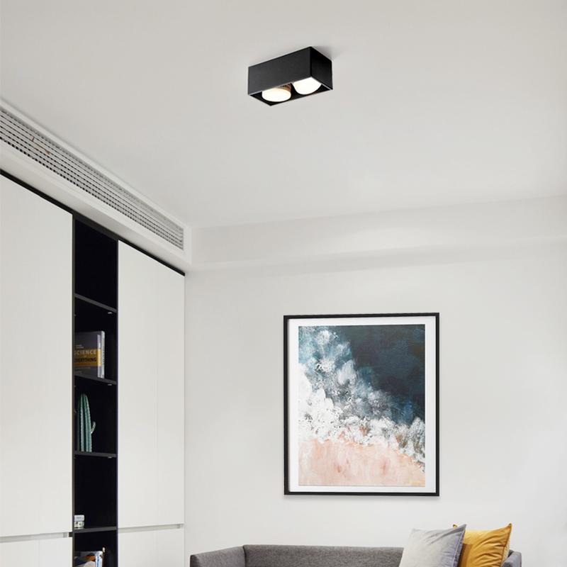 2-Light LED Mini Flush Mount Ceiling Light