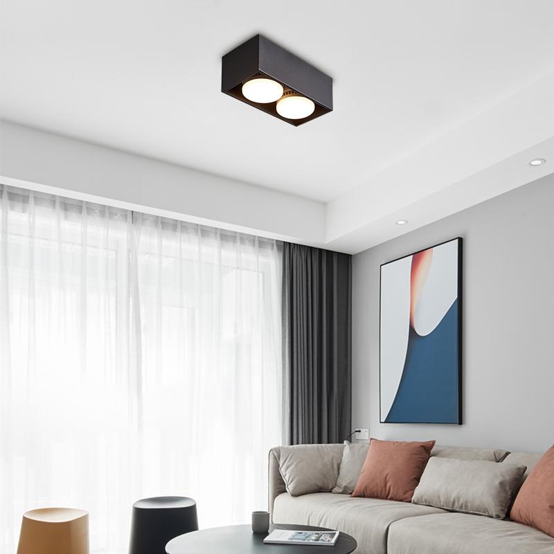 2-Light LED Mini Flush Mount Ceiling Light