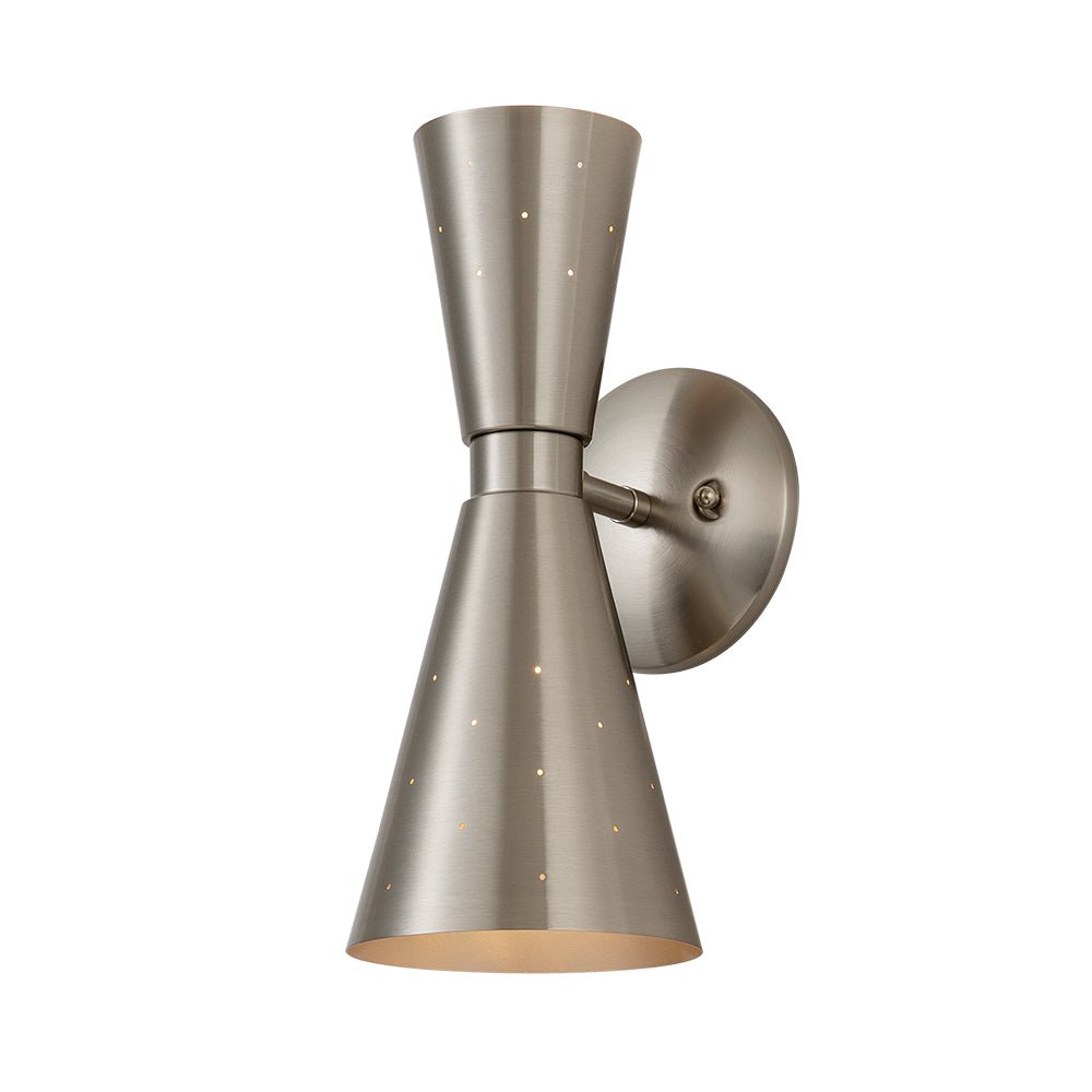 2-Light Starry Hourglass Wall Sconce