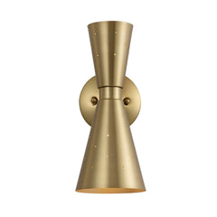 2-Light Starry Hourglass Wall Sconce