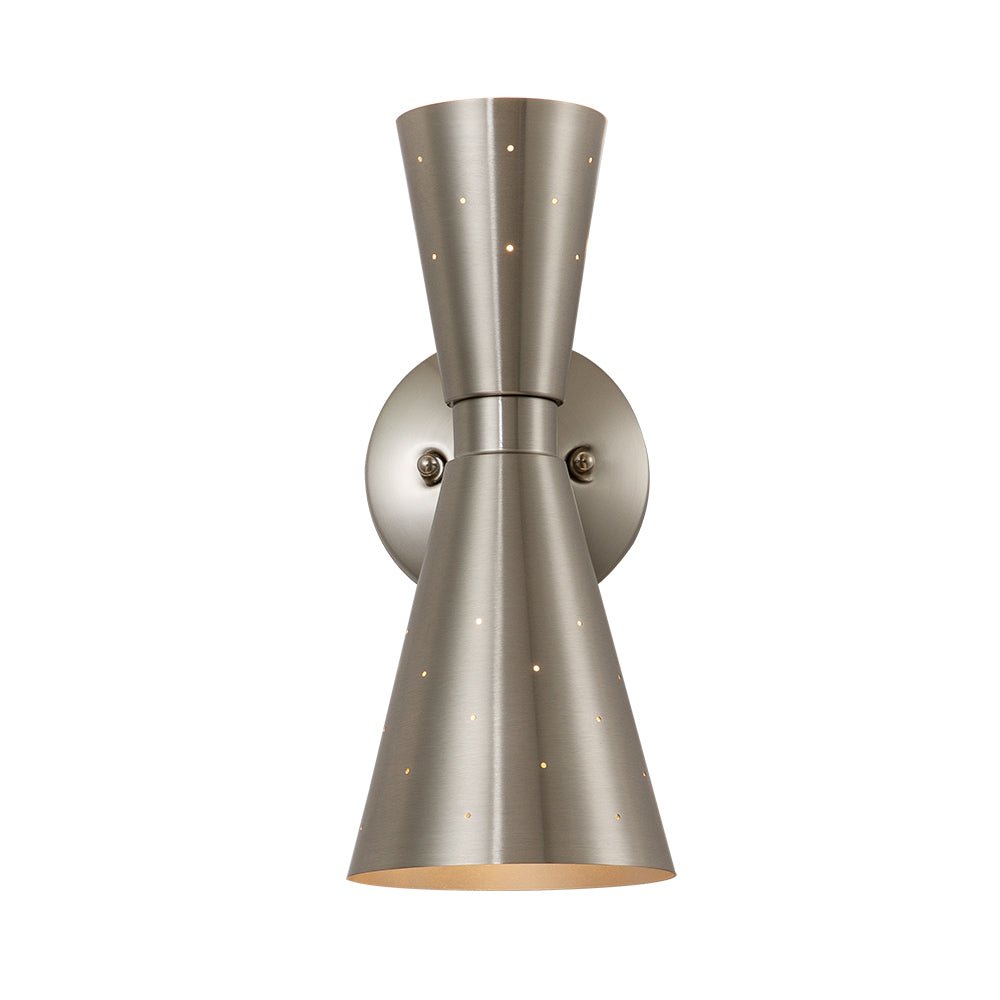 2-Light Starry Hourglass Wall Sconce