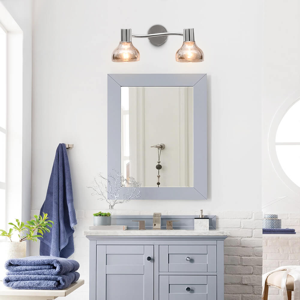 2/4 Light Modern Linear Track Lighting Curved Wall Sconces