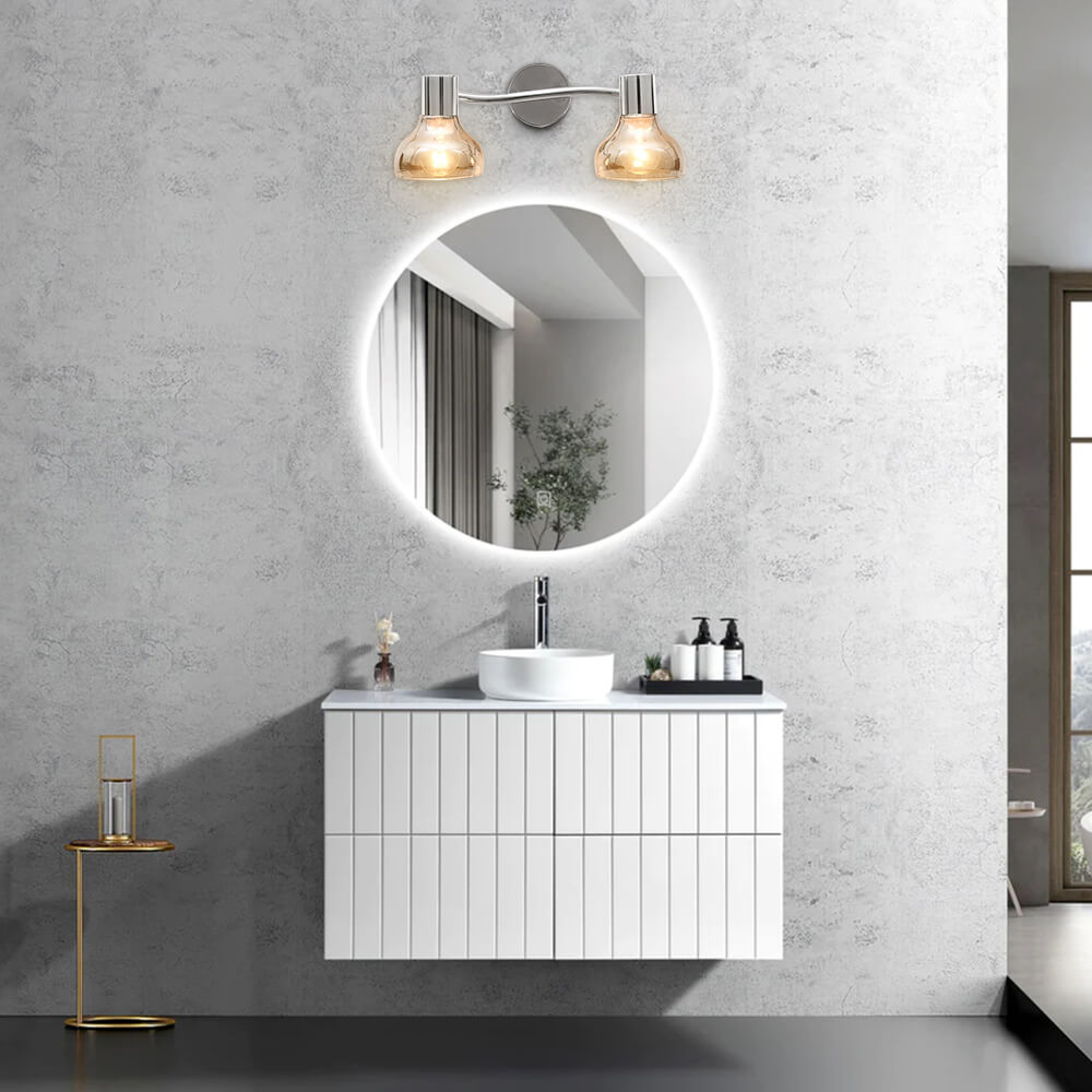 2/4 Light Modern Linear Track Lighting Curved Wall Sconces