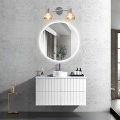 2/4 Light Modern Linear Track Lighting Curved Wall Sconces
