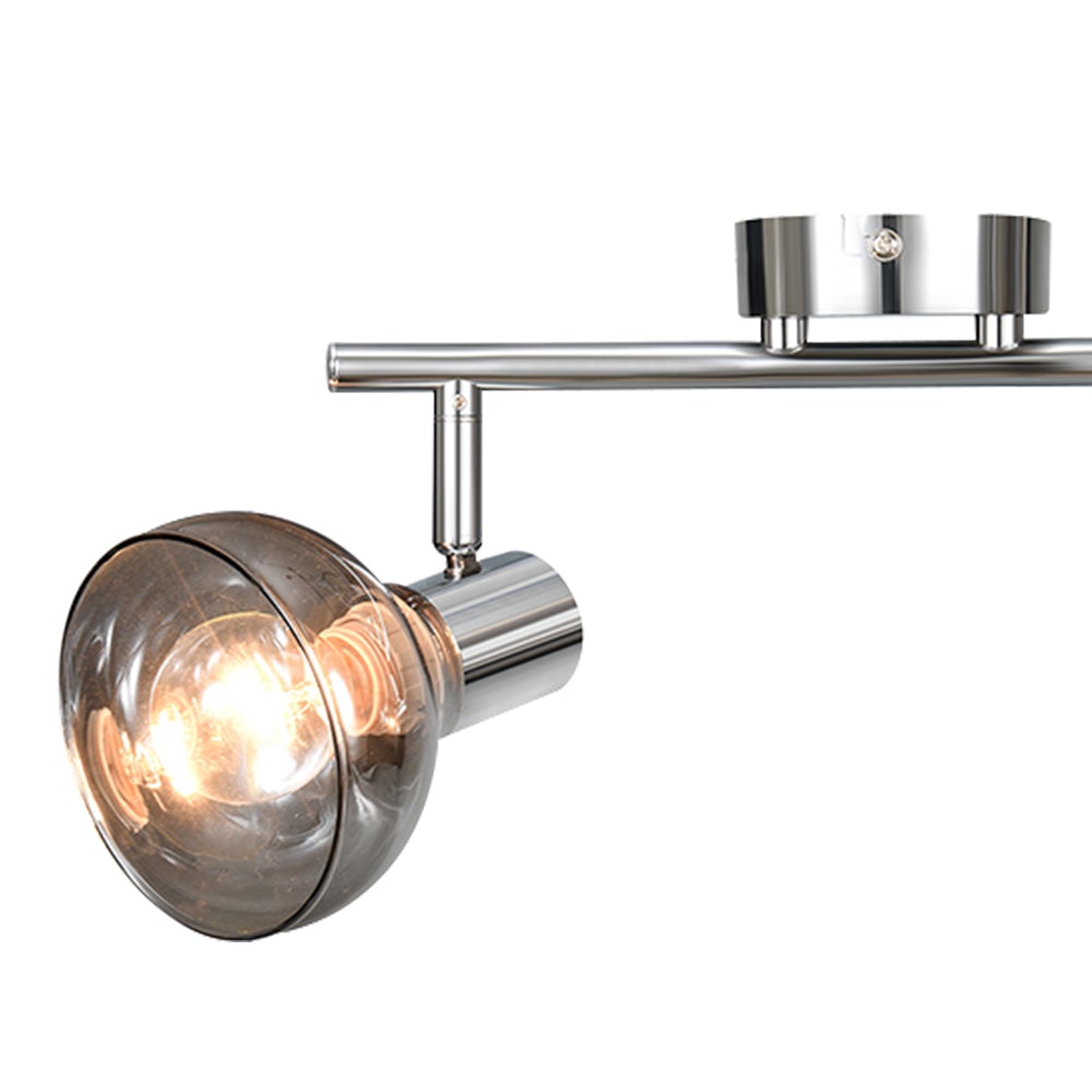 2/4 Light Modern Linear Track Lighting Curved Wall Sconces
