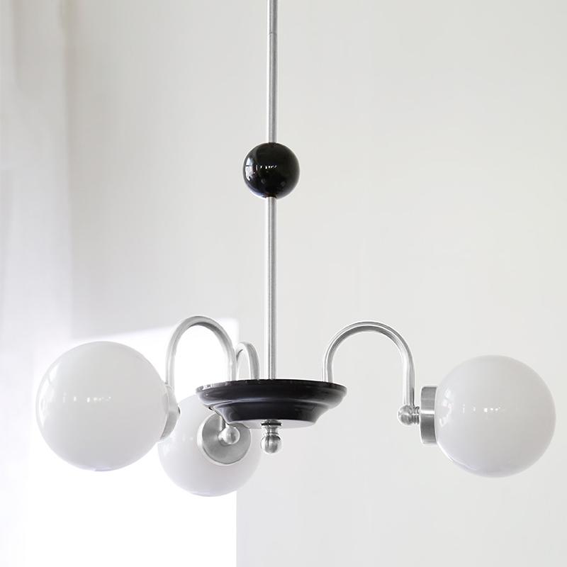3/5 Light Glass Bubble Sputnik Chandelier Light