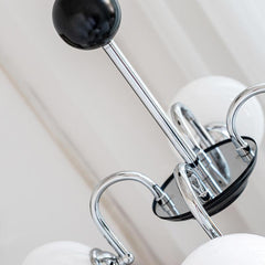 3/5 Light Glass Bubble Sputnik Chandelier Light