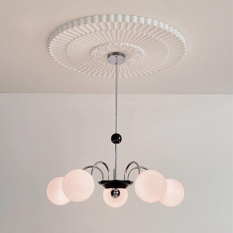 3/5 Light Glass Bubble Sputnik Chandelier Light