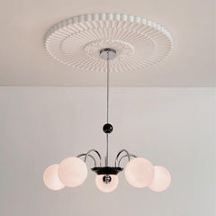 3/5 Light Glass Bubble Sputnik Chandelier Light