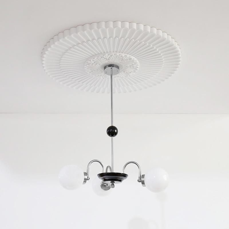 3/5 Light Glass Bubble Sputnik Chandelier Light