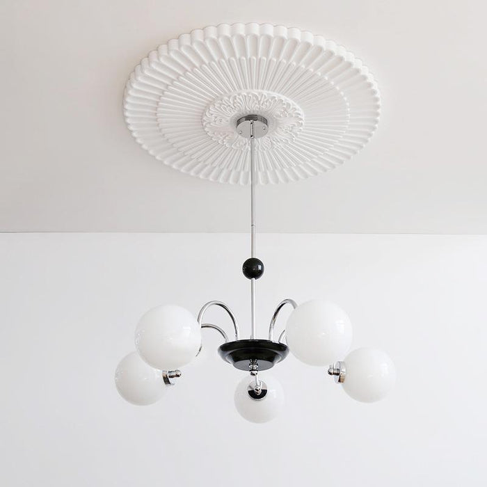 3/5 Light Glass Bubble Sputnik Chandelier Light