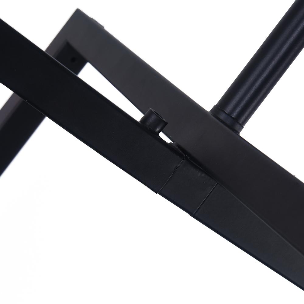 4-Light Square Geometric Pendant Light