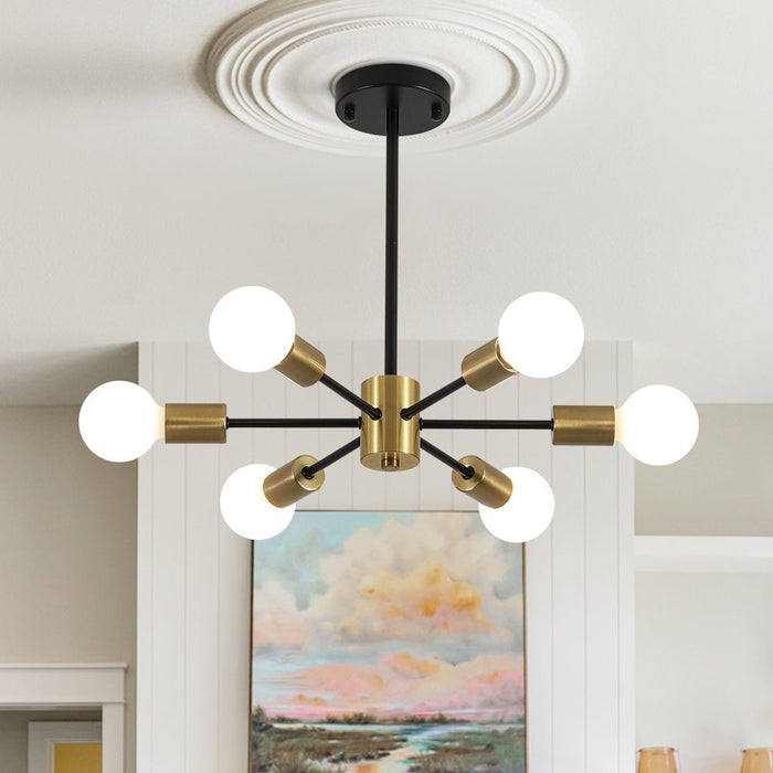 6-Light Sputnik Chandelier