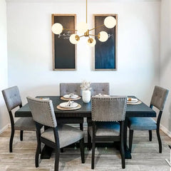 6/8/12-Light Mid-Century Modern Opal White Glass Globe Chandelier